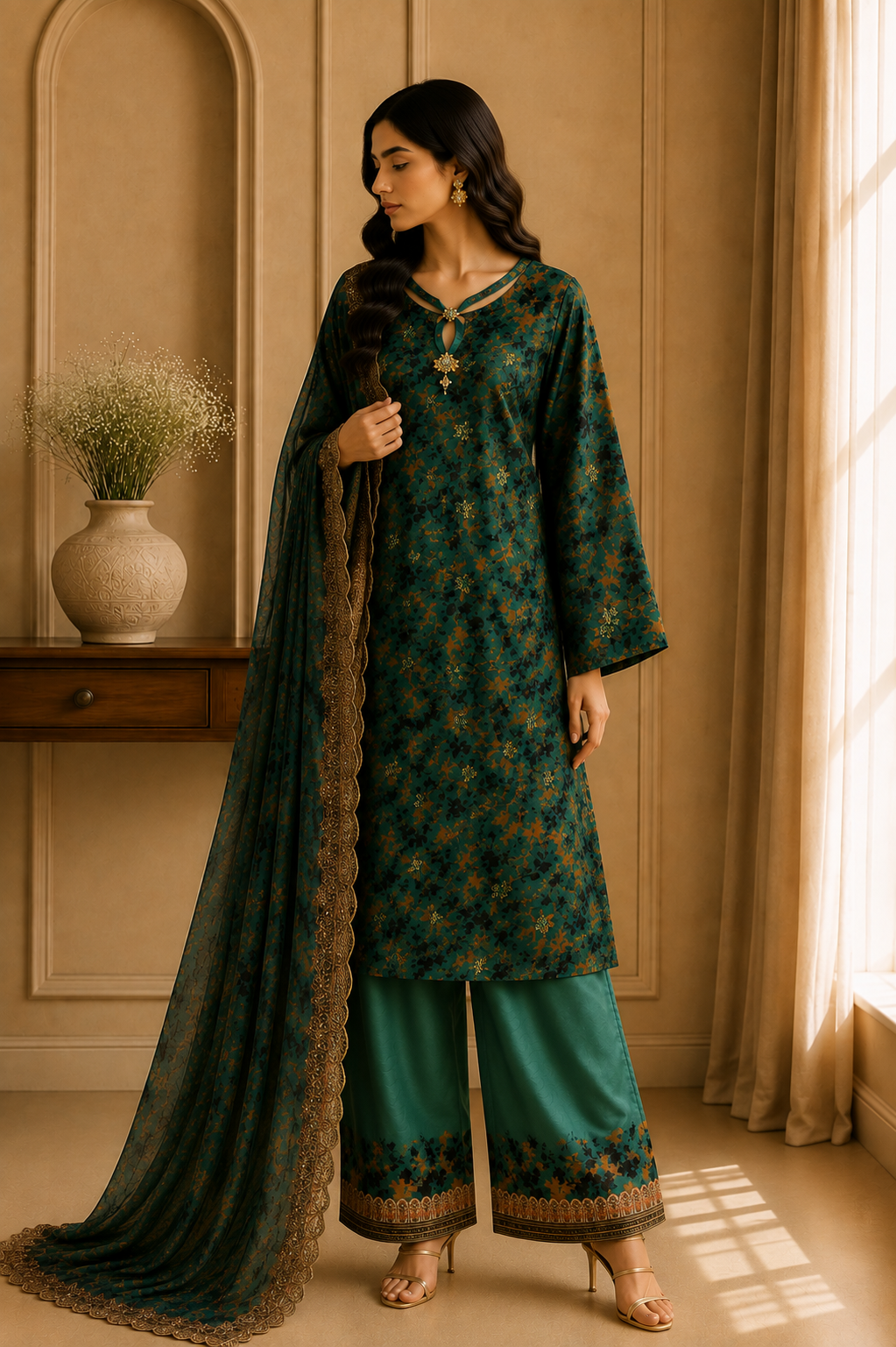 Zareen teal